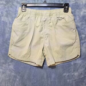 Carhartt Relaxed Fit Pull On Elastic Waist Shorts Khaki Utility Workwear‎ Small